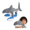 Shark Plush Toy, 37cm, Unique Design, Three Legged Motif, Soft Body Pillow, Cute, Room Decoration, Interior, For Children, Birthday Present,