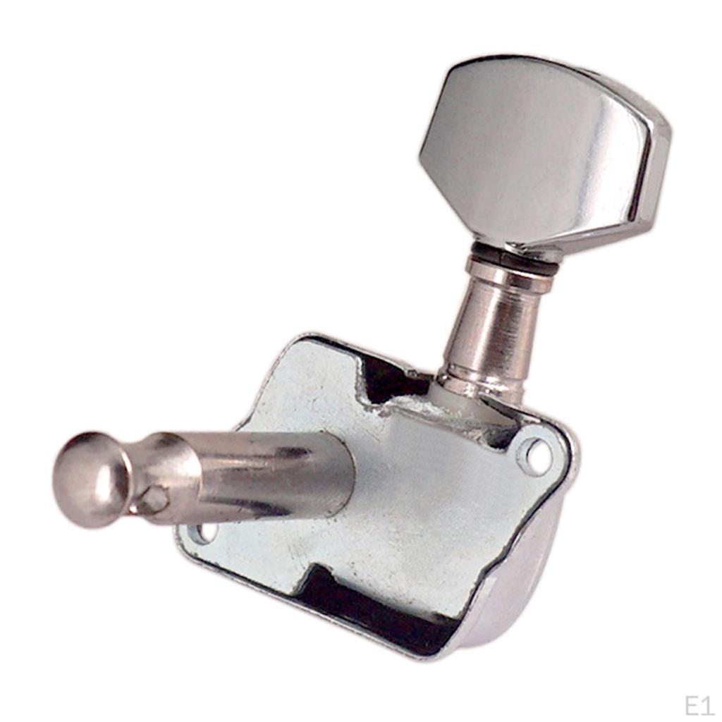 6R Semiclosed Zinc Alloy Tuning Pegs Heads for Electric Guitar Parts