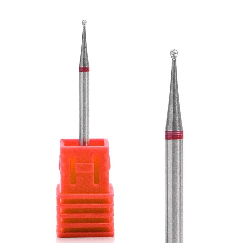 kads 15 Sizes Diamond Milling Cutters Manicure Nail Drill Bits Elecric Machine Polishing UV Gel Cuticle Bit Pedicure Nails Accessories