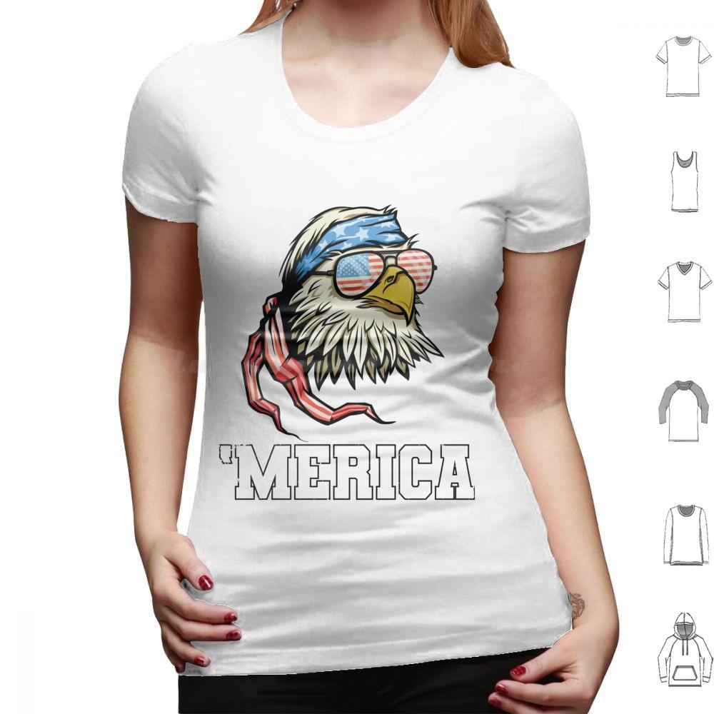 4th Of July Merica Bald Eagle Patriotic Veteran T Shirt 6xl Cotton Cool Tee Eagle Bald Eagle Mericaw Memorial Day Veterans Day