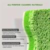 Wood Pulp Cotton Dishwashing Sponge Block Clean Degreasing Magic Rub, Non-Scratch Scrub Sponge with Double-Side Design
