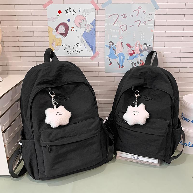 Damryggsäck Junior Senior Gymnasieelev Ryggsäck Lättviktig Enfärgad Reseryggsäck