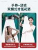 New Big Panel High Pressure Large Flow Shower Head With Stop Water Button Silver Massage Spray Nozzle Rainfall Bathroom Shower