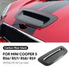 For Mini Cooper S JCW R56 R57 R58 R59 ABS Car Front Engine Hood Bonnet Vent Scoop Air Outlet Cover Trim Exterior Accessories