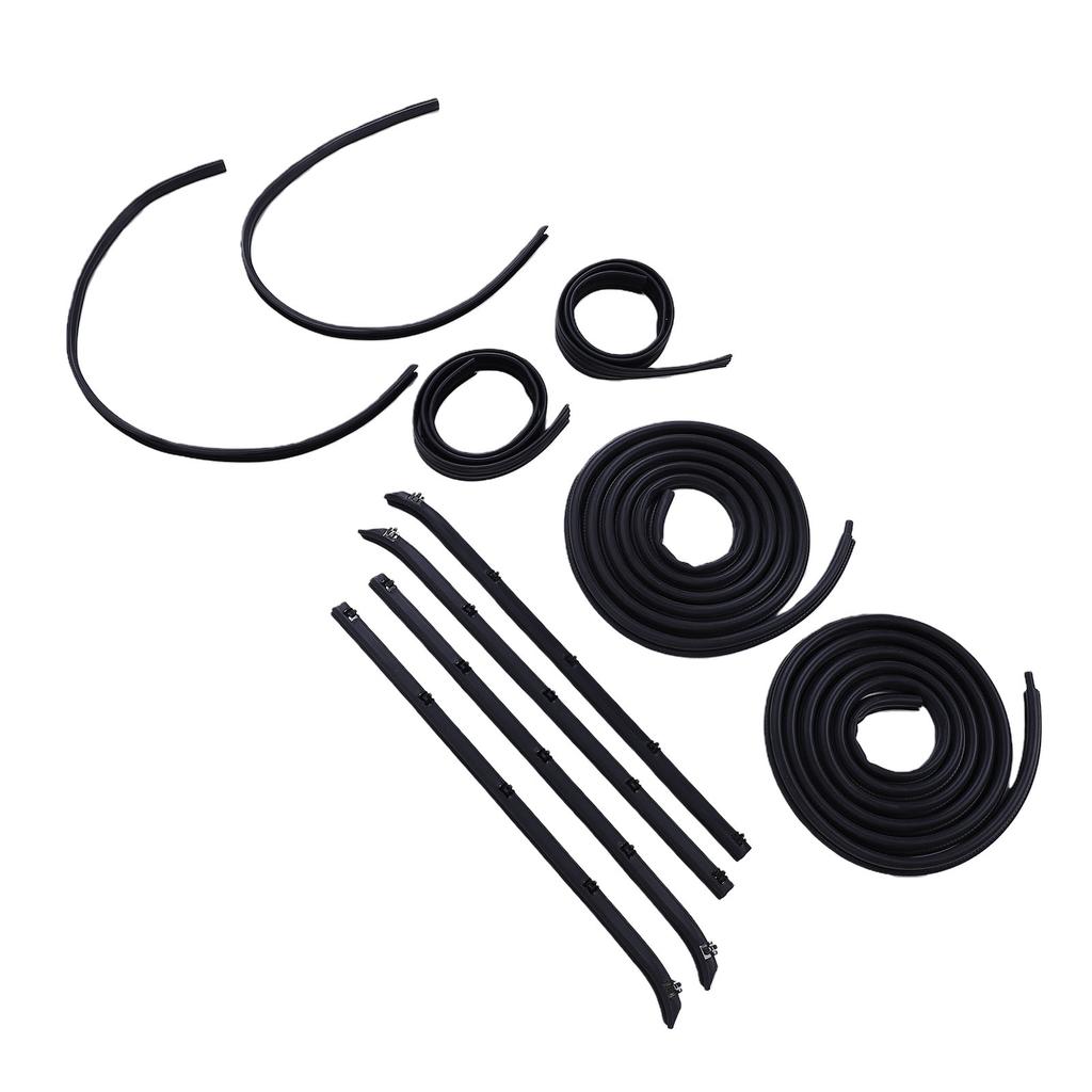 Weatherstrip Seal Kit KD1002 10A Rubber Door Window Weatherstrip Seal Kit Replacement for D W Series 1980 1993