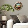 30cm Diameter Glass Wall Clock that Makes a Statement Without Being Loud