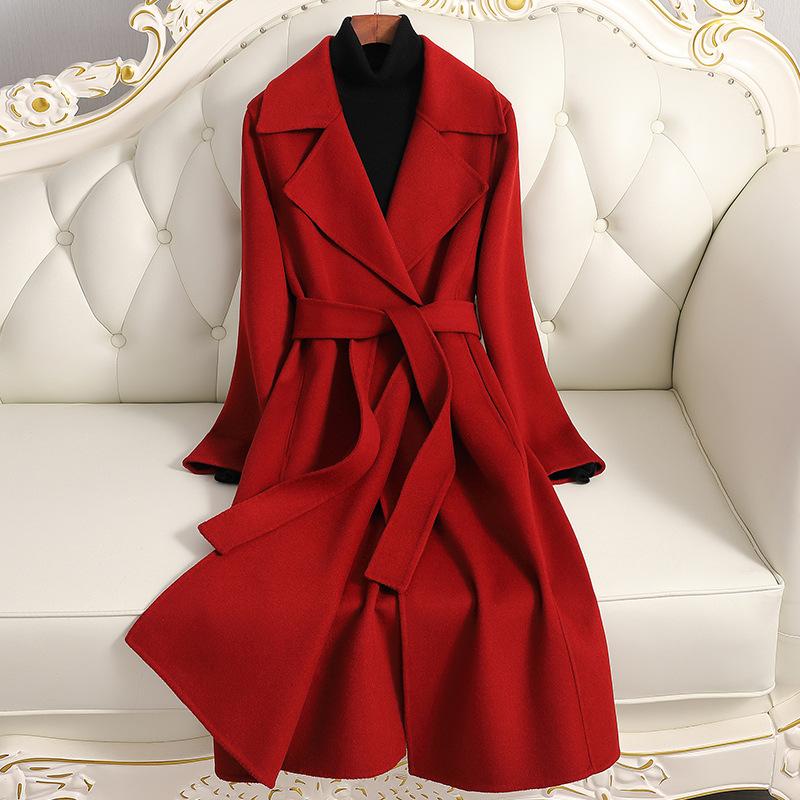 Double-sided cashmere coat wool jacket tooling