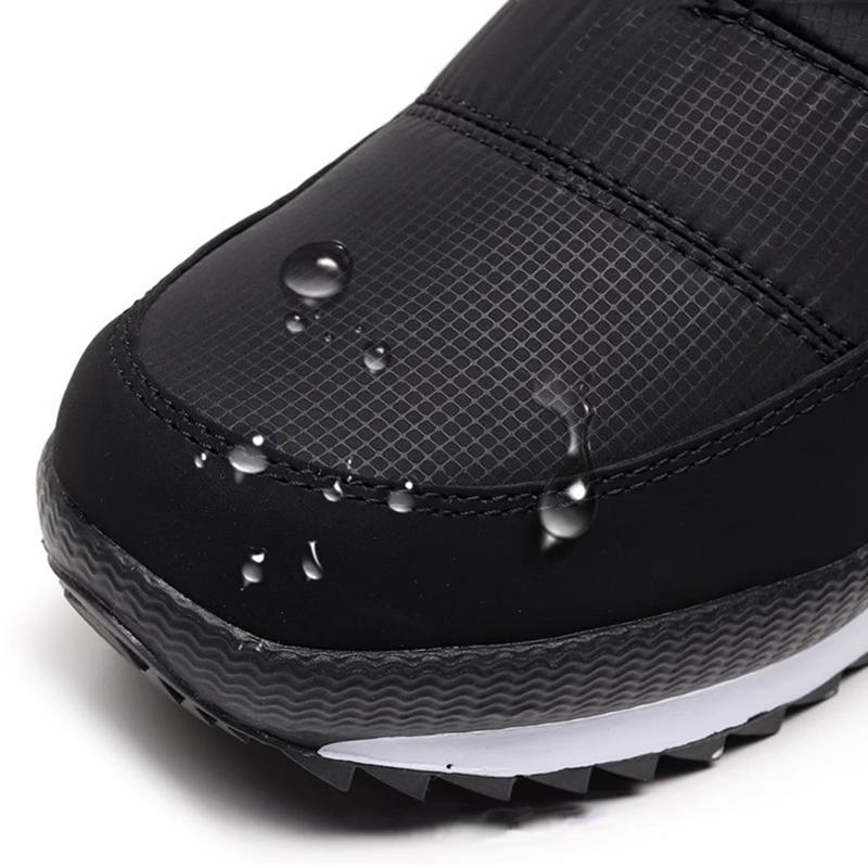 Winter Snow Boots Women's Velvet Thick Soled Warm Shoes Outdoor Waterproof Non Slip Mid Tube Boot