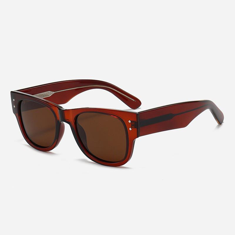 Black Square Polarized Sunglasses For Women Men Uv400 Protection Outdoor Sport Fashion