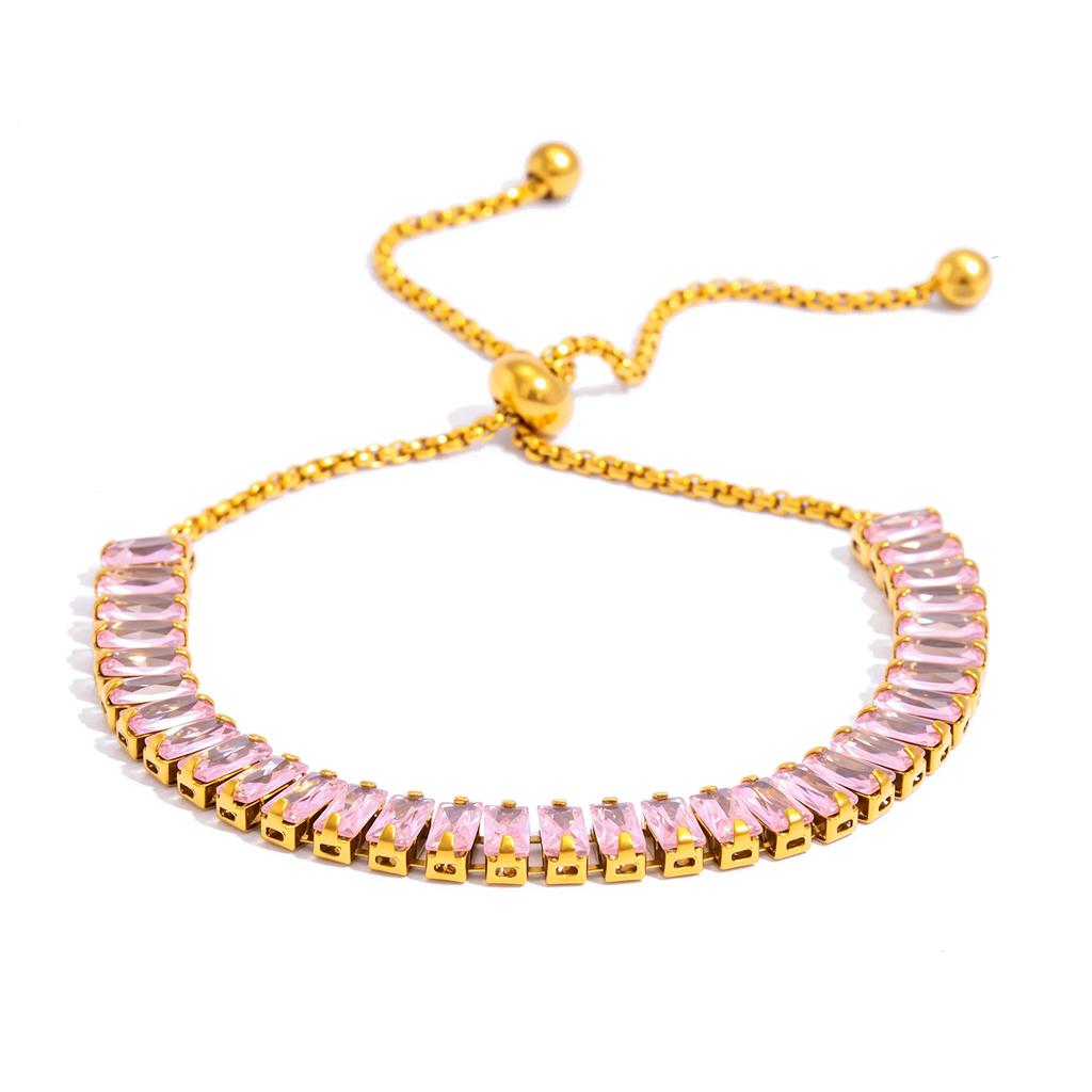 Classic Ear of Wheat Pattern Stainless Steel Bracelet, Simple and Trendy Women's Personalized Adjustable Opening Bracelet