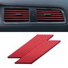 LivTee 20pcs Car Air Conditioning Decoration Strips for Vent Outlet, Universal Waterproof Bendable Air