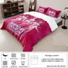 K-Pop Dämonenjäger Themen Bettwäsche Set Bunter Druck Polyester Studentenwohnheim Bettlaken Bettbezug Kinder Geschenk Heimtextil