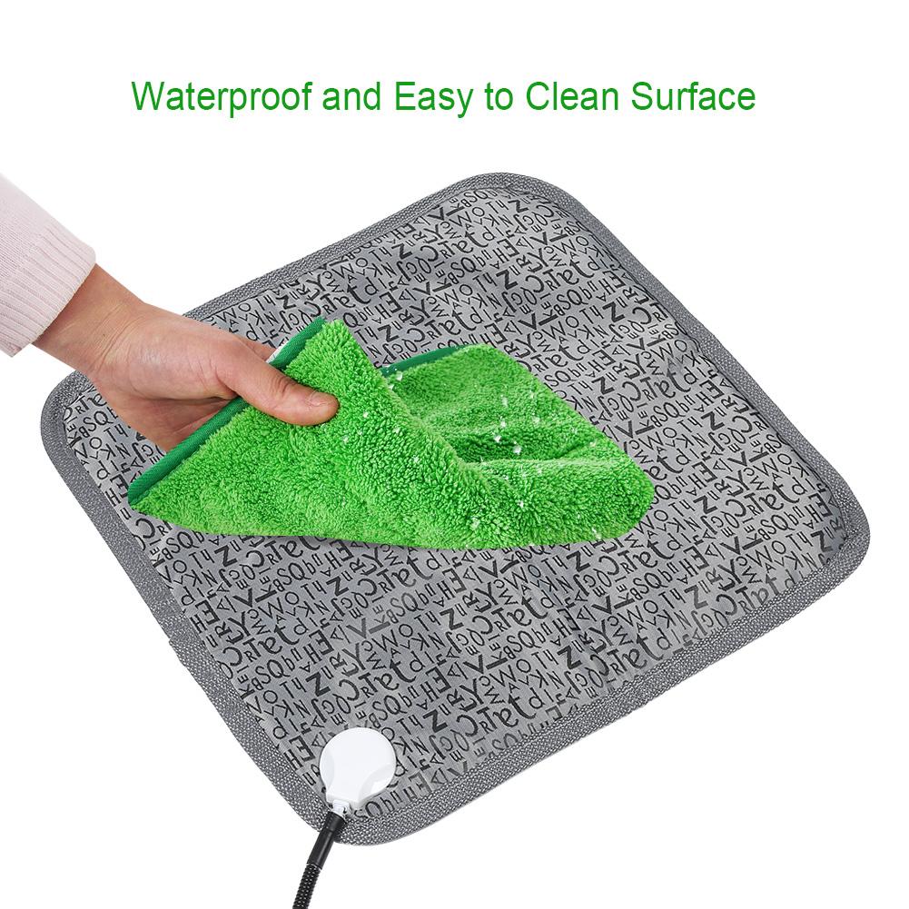 Dogs Cat Pet Heating Pad High/Low Temp Control Animal Warming Mat Heated Bed