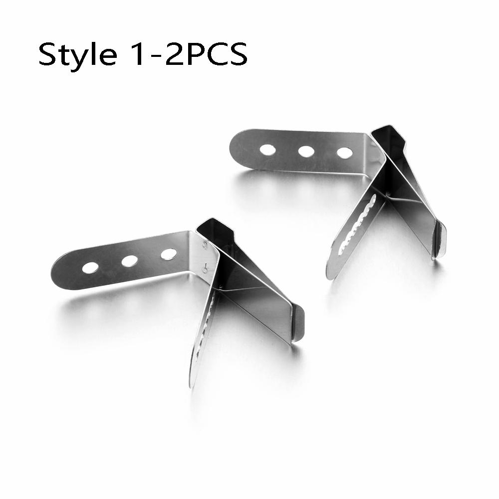 2Pcs Stainless Steel Coffee Cup Clip Barbeque Thermometer Probe Clip Holder Preventing Scald Practical Kitchen Accessories