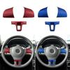 Accessoires de voiture Garniture de volant Autocollant décoratif Étui pour Volkswagen Tiguan Touran Passat 2011-2015 Lavida 2011-2014