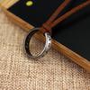 Filmspel Uncharted 4 Halsband Nathan Drake Cosplay Ring Läderkod Ancient Vintage Pendel Smycken Prop