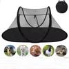 Pet Boat-Shaped Foldable Tent Cage for Cats & Dogs - Outdoor Travel Mesh Nest