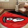 1PC Rug Afc Crest Round Mat Home Decor, Chair Rug For livingroom,Bedroom, Doormat Home Decor Birthday Gift Christmas Gifts