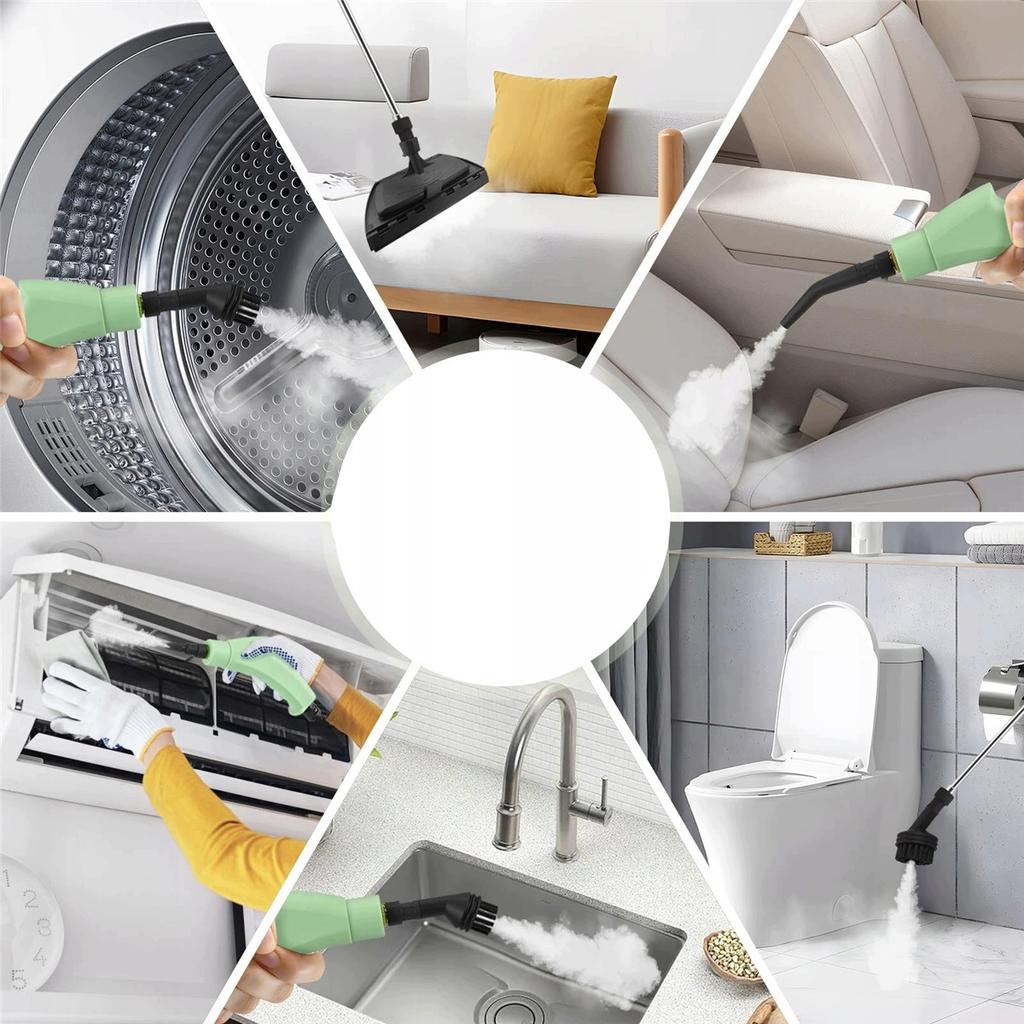 2500W Handheld Steam Cleaner for Windows and Grout - 3 Bar