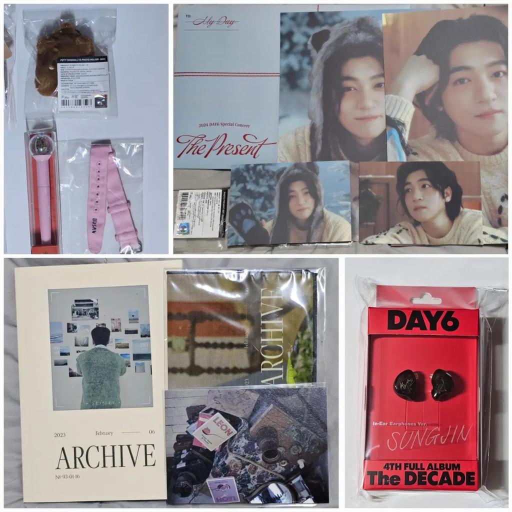 DAY6 Sungjin Photo Set, Petit Muls, Archive, In-ear, etc.