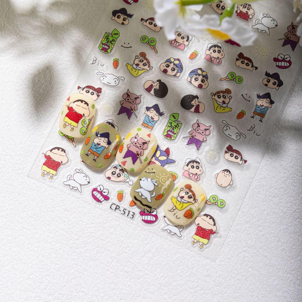 3D Cherry Cartoon Nail Stickers, DIY Full Cover Nail Decoration