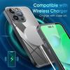 Schutzhülle - E.F.CONNECTION - für iPhone 14 Pro Max - Weiches TPU - Kristalleffekt - 2 gehärtete Gläser