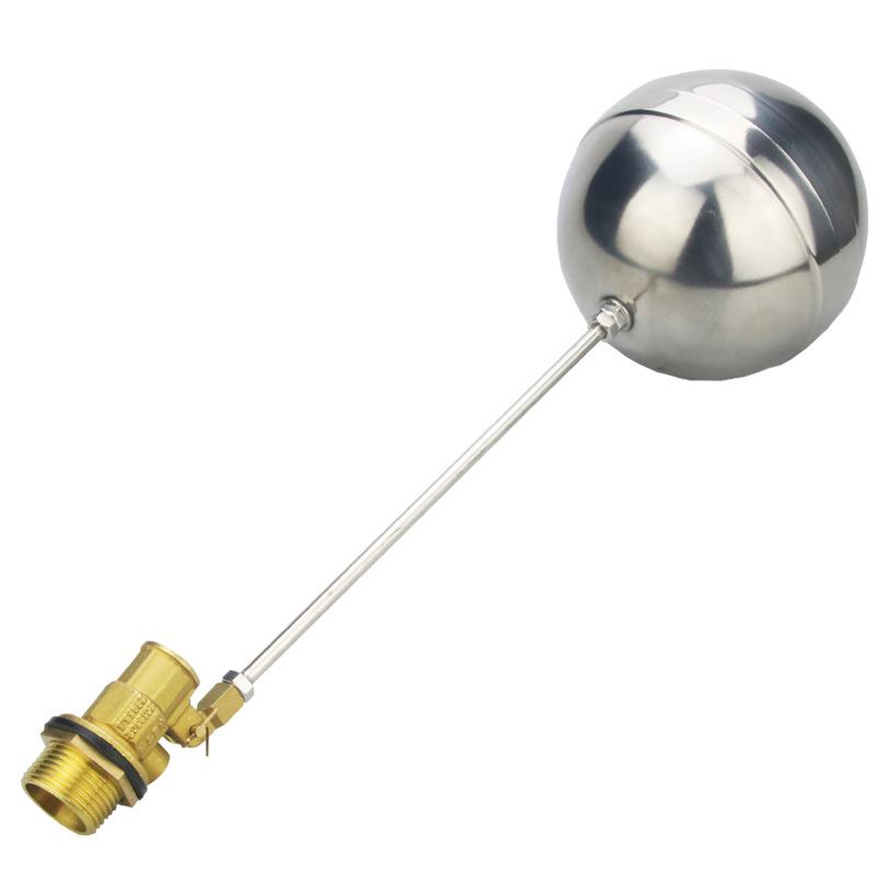 Stainless Steel Ball Valve - Thickened Brass Float DN15 Water Inlet Valve