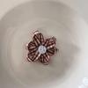 Korean Plaid Ribbon & Petal Button Accessories for Clothing, Shoes, Hats, Jewelry, Bags, DIY & Crafts