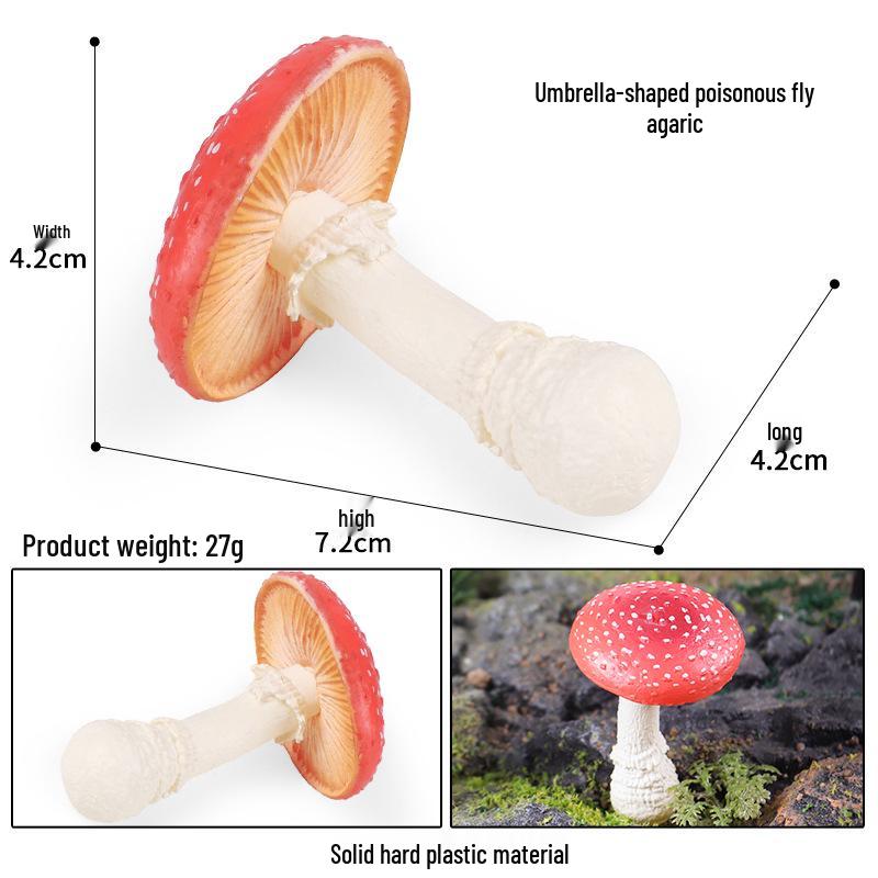 Simulated Vegetables & Mushrooms: Educational Props & Decorative Toys for Kindergarten