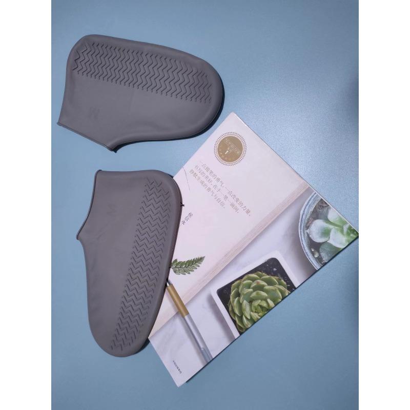 

Водонепроницаемые Нескользящие Утолщенные и Износостойкие Уличные Дождевики для Обуви S серый