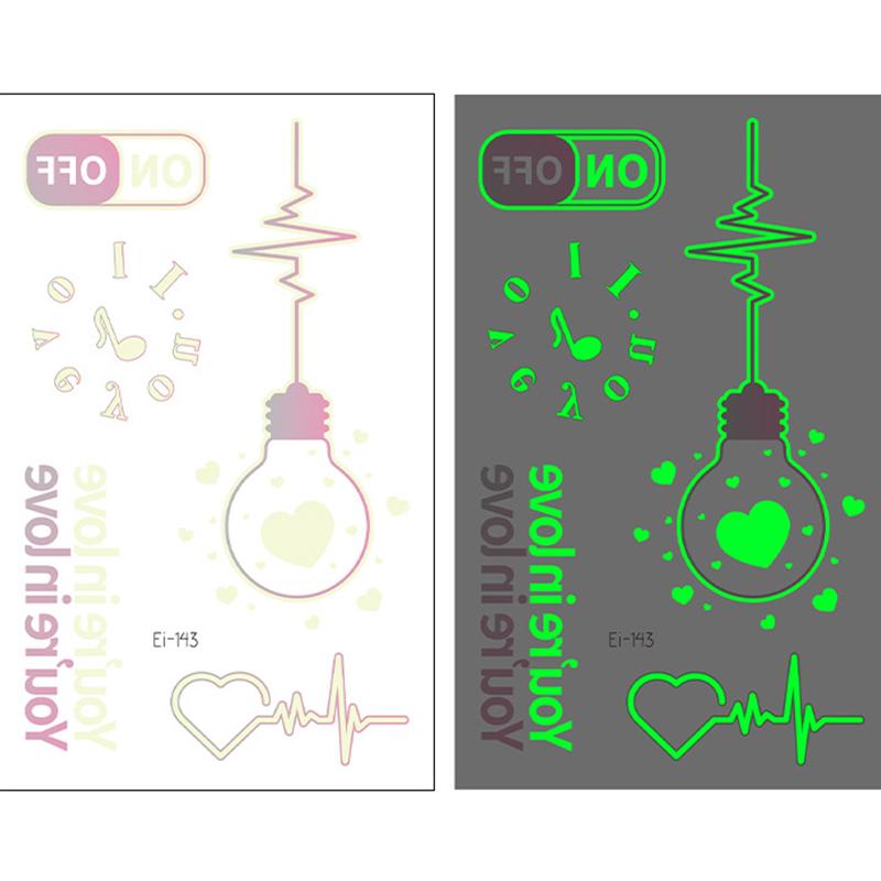 

[Боди-арт татуировки] Детские светящиеся наклейки с героями мультфильмов, водонепроницаемые детские светящиеся часы с героями мультфильмов, наклейки-татуировки 120*75 мм Ei143
