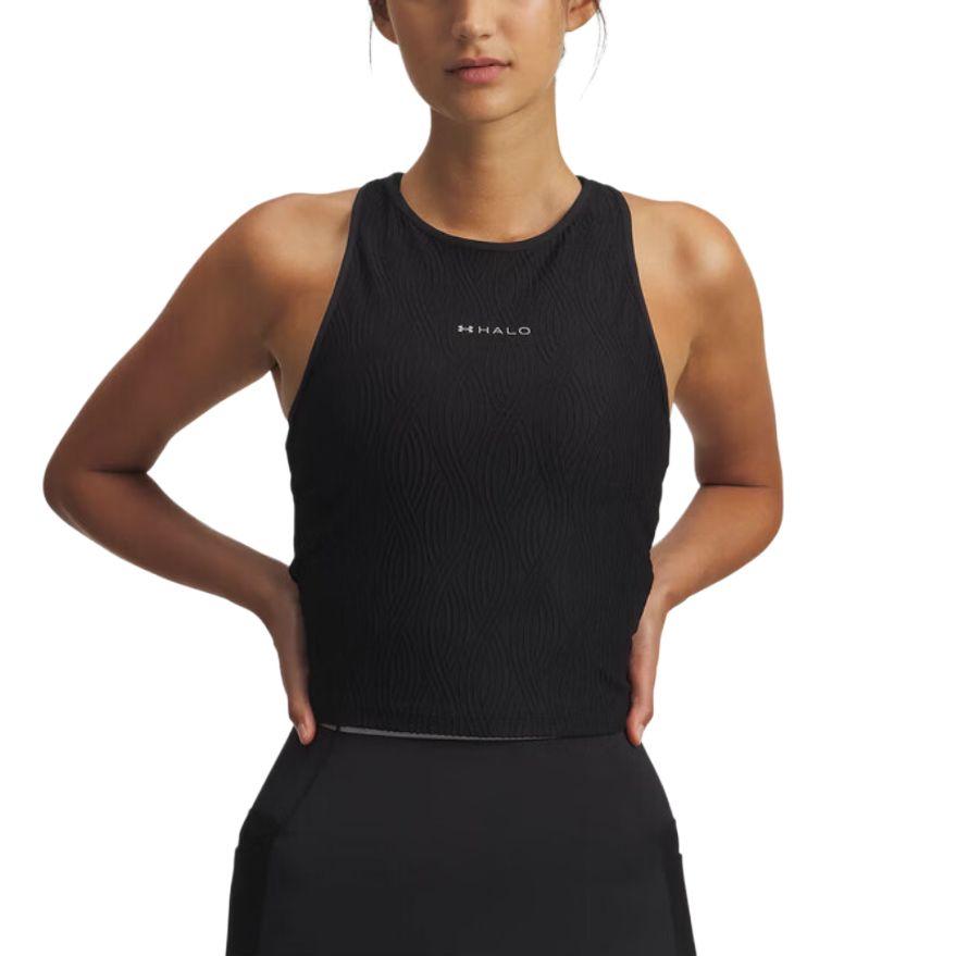 Under Armour Halo Training Sleeveless Sports Vest Women tops 6011038-008 S