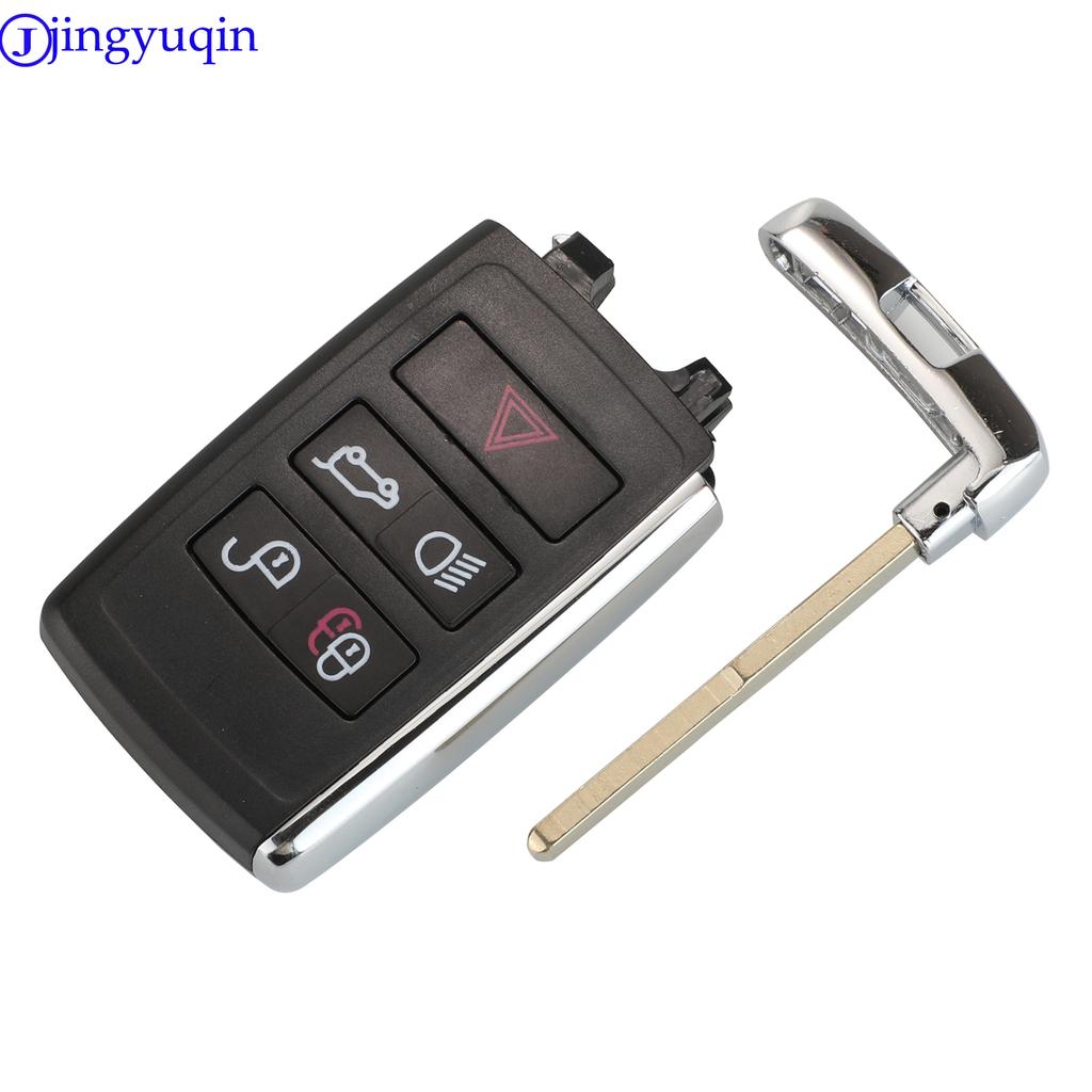 Jingyuqin Modified Car Key Shell For Land Rover Range Sport Discovery 4 Evogue LR4 2010-15 Refit for XE XFL Et Jaguar Freelander