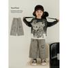 Youyou Girls' Cotton Cartoon Sports Pants