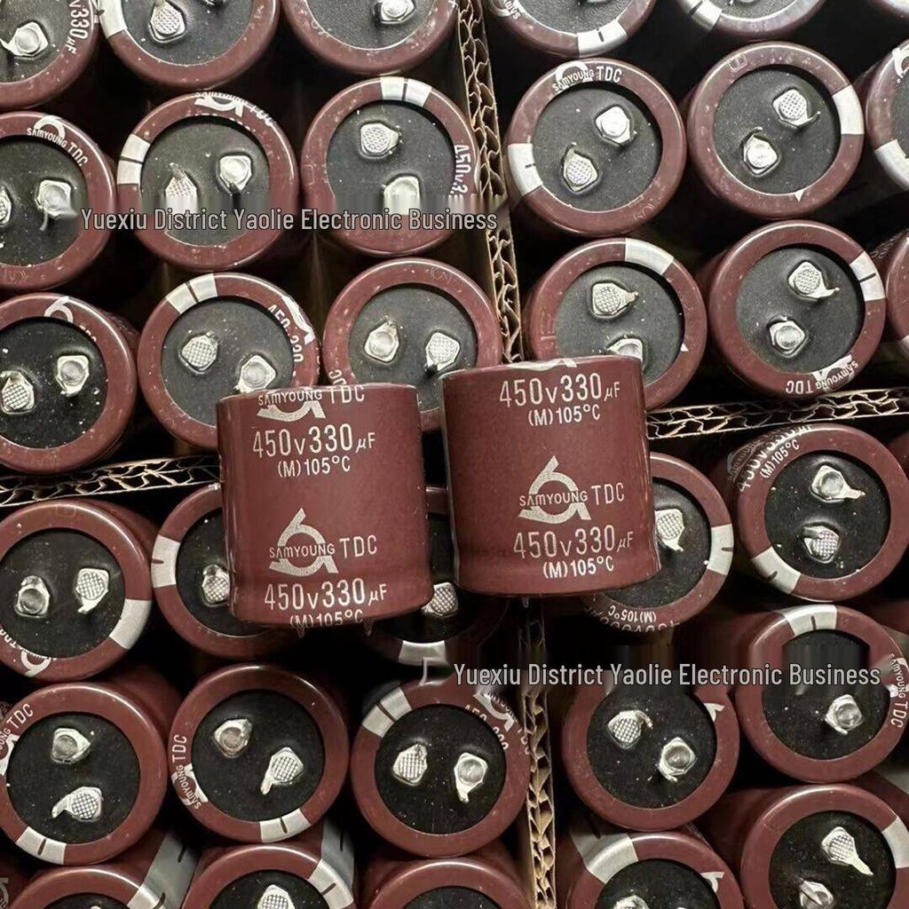 High Voltage Electrolytic Capacitor 450V 330uF for Welder Machine (30x30mm)