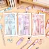 10pcs/Set Plastic Stationery Set Butterfly Series Gel Pens Cartoon Multicolor Pen  Students