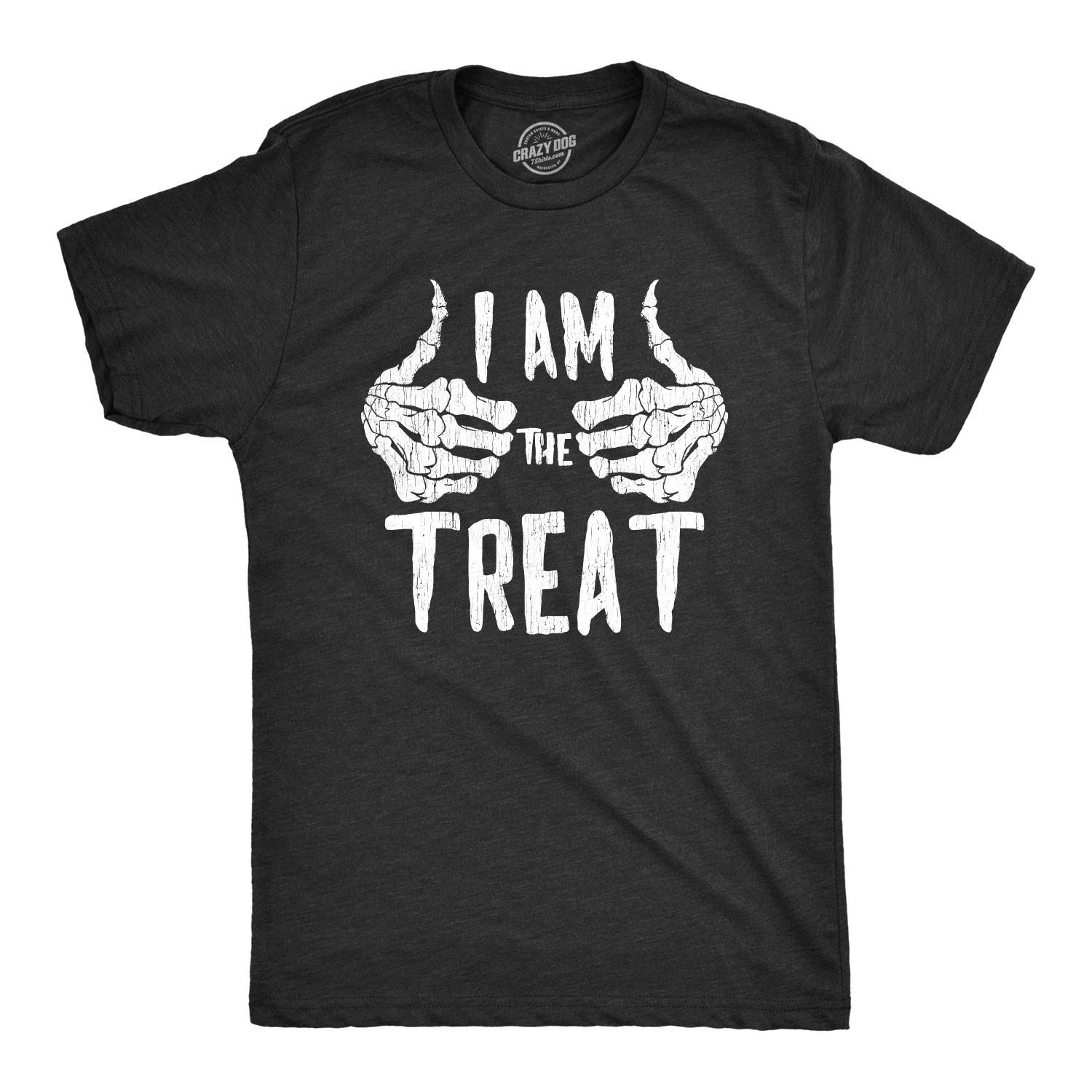 Mens I Am The Treat T Shirt Funny Trick Or Treat Halloween Tee XXL