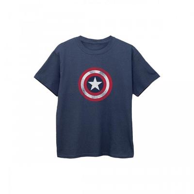 Boys Distressed Shield T-Shirt