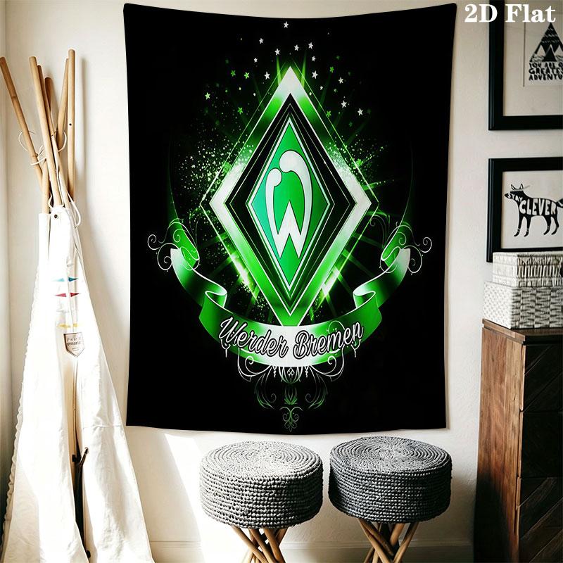 Werder logo Wall Hanging Printed Fabric Blanket Decorative Tapestries for Bedroom Living Room Home Decor