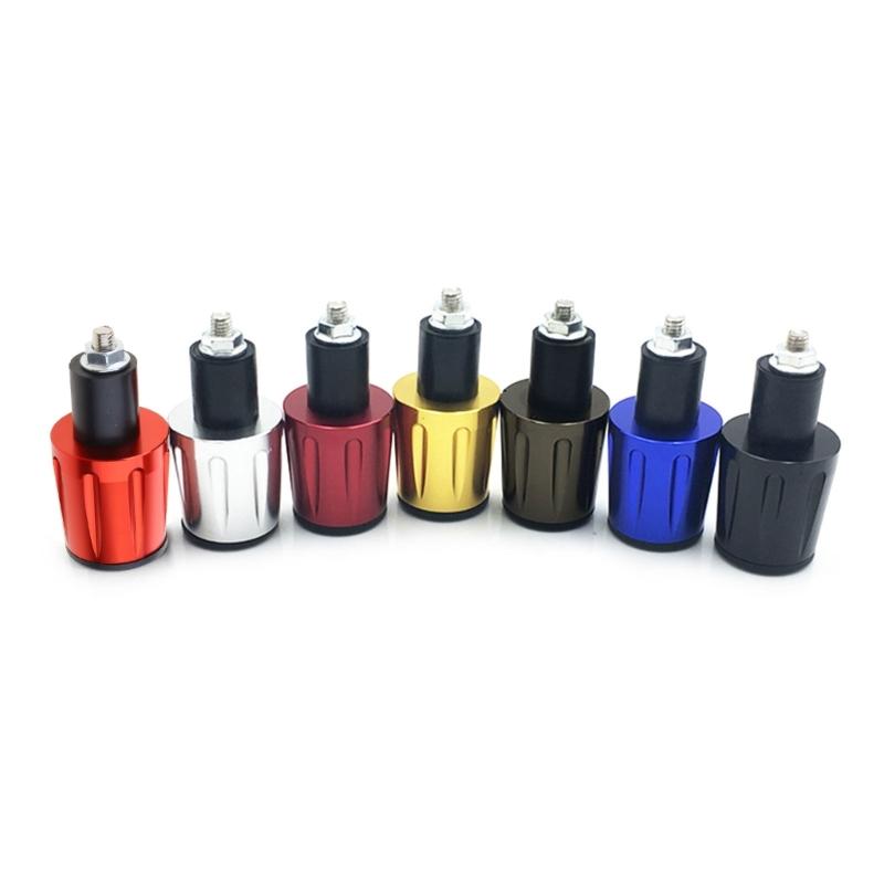 Motorcycle Handlebars Grips Ends Plug Caps Aluminum Motorcycle Handle Bar Ends