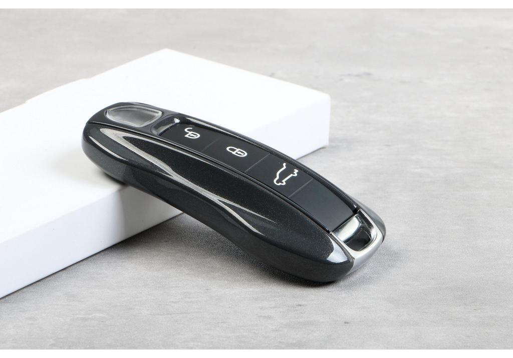 Porsche Agate Grey Key Shell for Cayenne, Macan, 911, Panamera, 718/Taycan