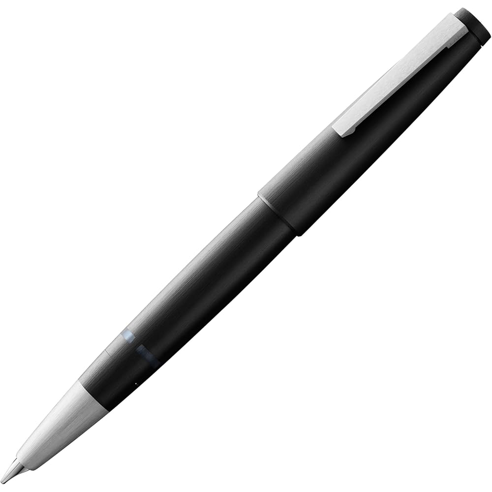 LAMY 2000 Black Fountain Pen Black - Elegant Fountain Pen with Durable Polycarbonate Body - 14k G...