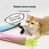 Cat Crinkle Feather Kicking Toy