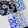 Lucky Eye Blue Evil Eye Phone Case For iPhone 17,16,15,14,13,12,11,Pro,Max,Plus Shockproof Cover