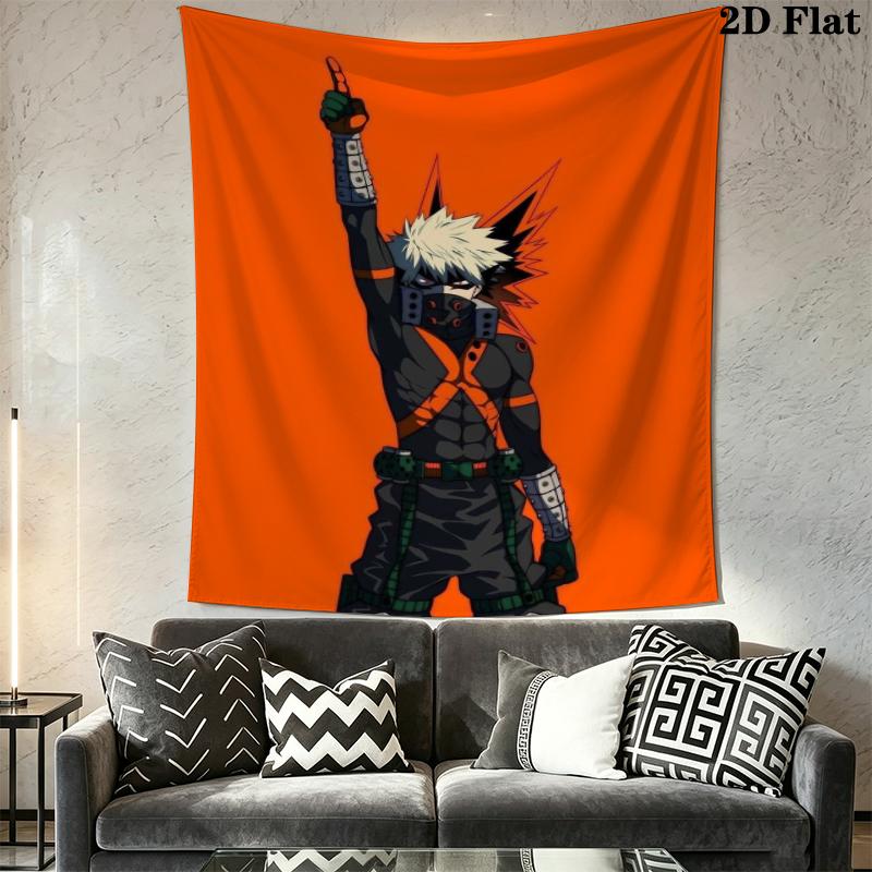 My Hero Academia Wall Tapestry Aesthetic Wall Hanging Printed Fabric Blanket Decorative Tapestries for Bedroom Living Room Home Decor