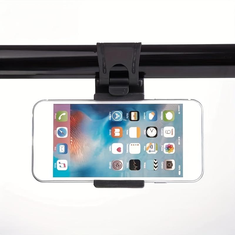 1pcs Car Phone Holder Mounted On Steering Wheel Cradle Smart Mobile Phone Clip Mount Holder Car Accessories Interior Mounts