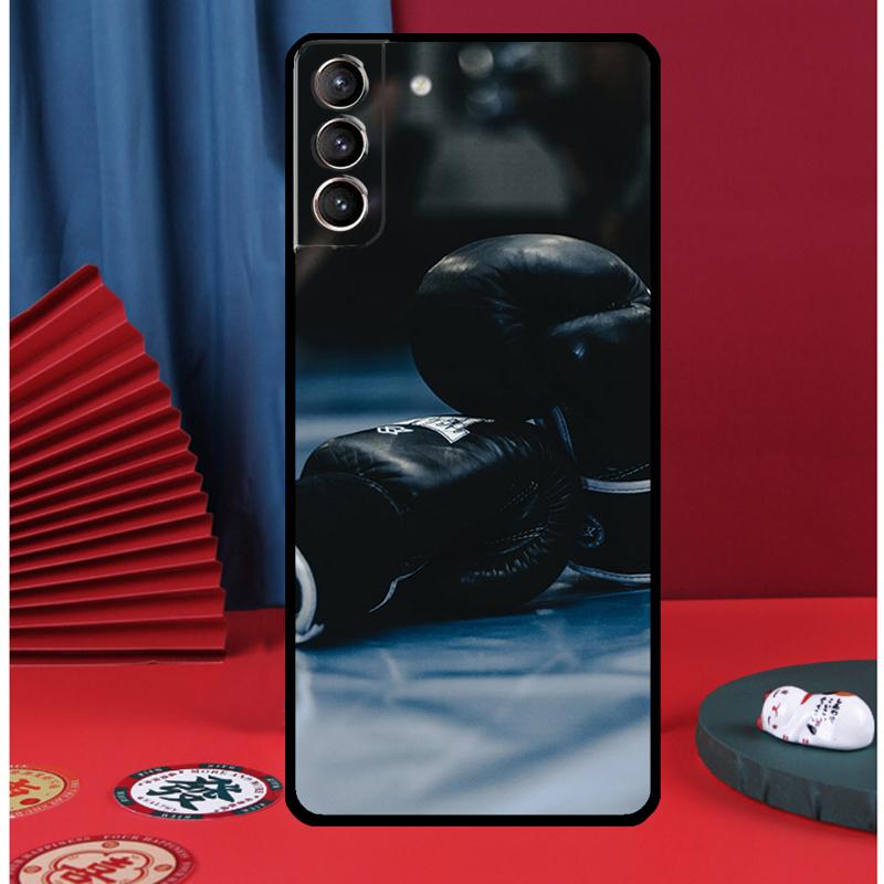 

Strong Boxing Gloves Phone Case For Samsung Galaxy S24 Ultra S9 S10 S20 FE S21 S22 S23 Plus S25 Ultra Back Cover Galaxy S23