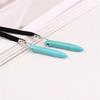 Turquoise Charm Necklace Bohemian Jewelry Natural Blue Stone Lariat Wrap