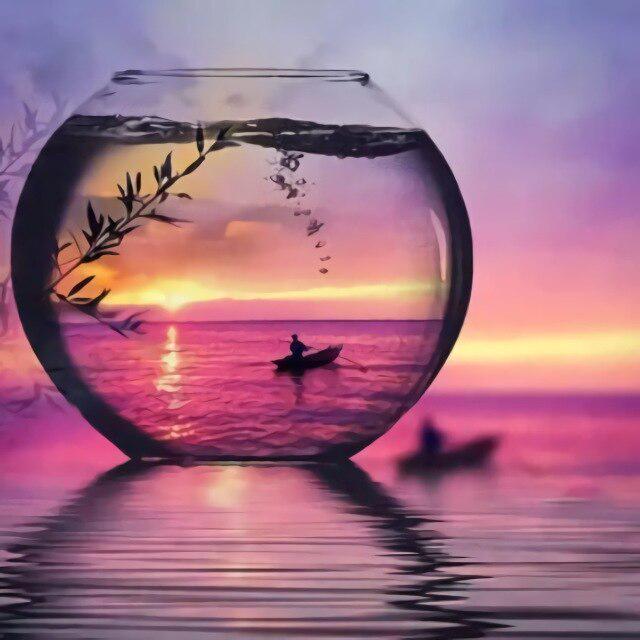 Cup DIY 5D Diamond Painting Full Round Drill Mosaic Sunset Seaside Diamond Embroidery Handmade Kit Holiday Gift Home Decoration