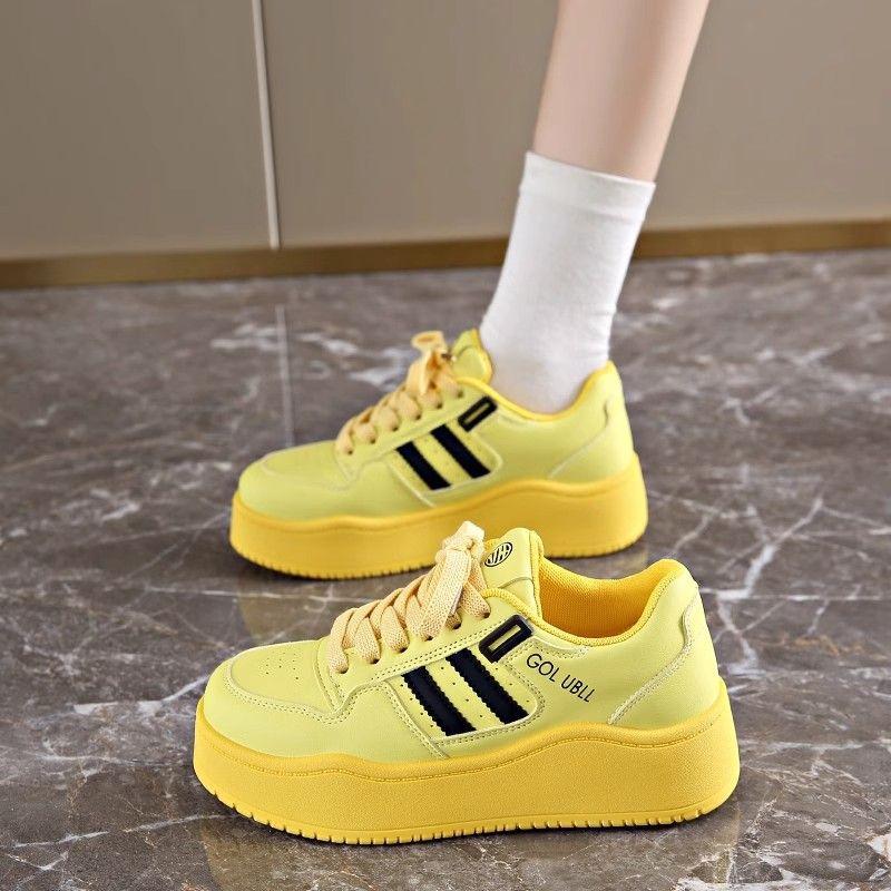 

Bread shoes dopamine autumn new couple ins trend 2025 casual versatile breathable student board shoes student 35